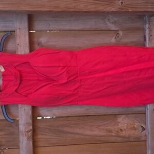 Vibrant Pink Midi Dress